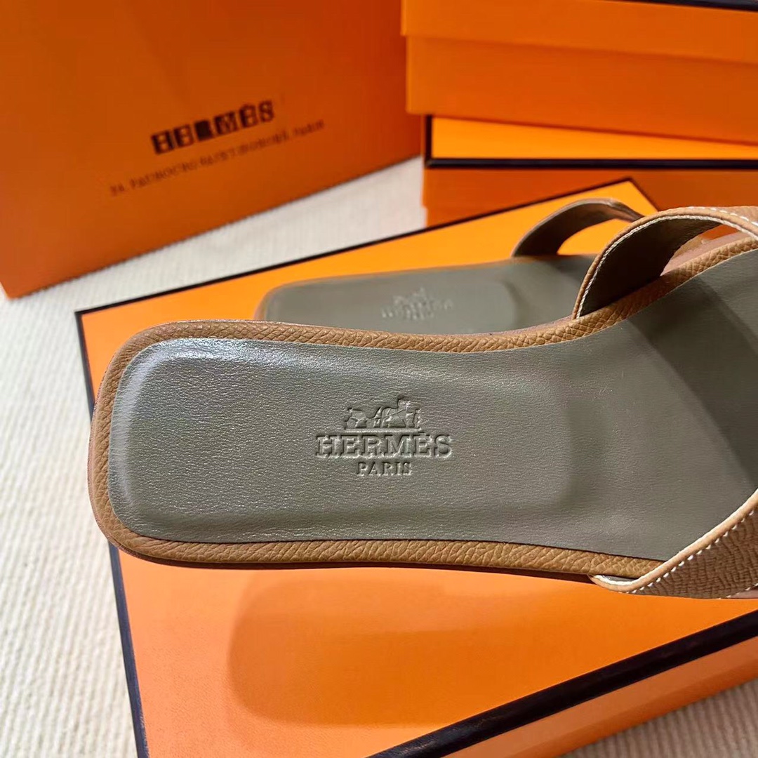 에르메스 올수공 오란 슬리퍼 샌들 앱송 44